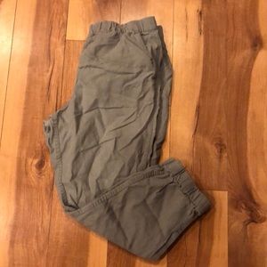 J crew linen joggers